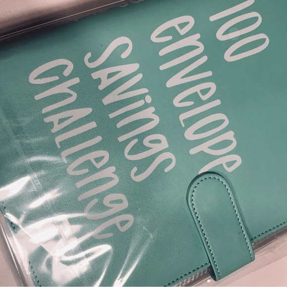 New envelope saving book blue, green, black, pink or yellow - Picture 2 of 3